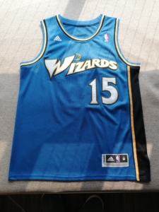 nba华盛顿奇才队15号乔丹克劳福德客场球衣