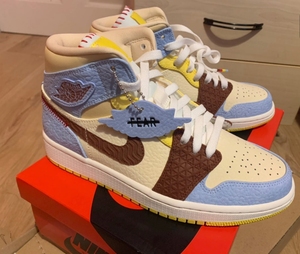 air jordan 1 乔丹aj1 非洲风情 限定联名中帮