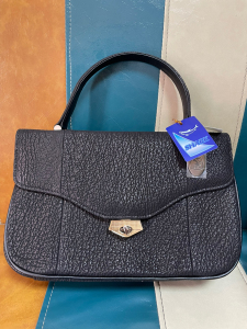 全新保管品日本中古包jra认证鲨鱼皮包vintage包手提包