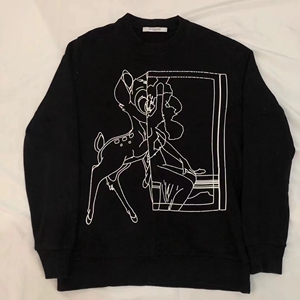 givenchy 纪梵希 素描小鹿卫衣 xs码 oversi