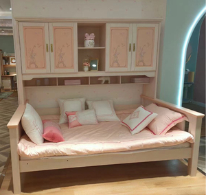 喜乐兔 约克小镇儿童床实木衣柜床书桌家具