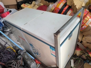 全新冰柜!送冰柜手推车一个