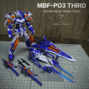 龙桃子蓝异端3型 关联万代 mg gk