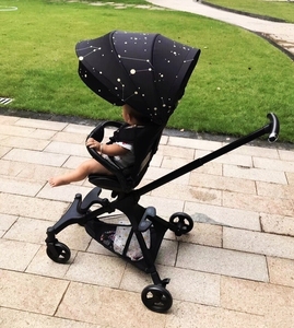 述威小超人遛娃神器溜娃高景观婴儿双向手推车超轻便可折叠可坐可
