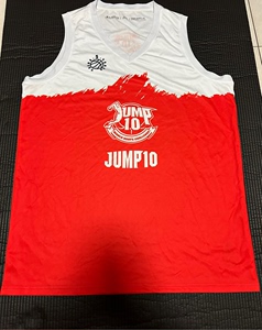正品 jump10世界街球联赛比赛服背心 篮球上衣无袖 超大