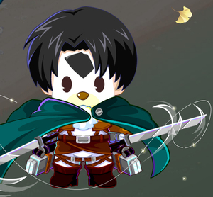 奥比岛调查兵团兵长装 残套 没有表情