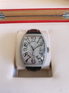 法兰克穆勒8880自动机械男士腕表 后镶钻满天星 夜店装x神