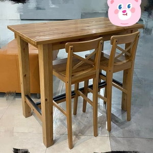 宜家ikea balkakra 巴卡拉吧台桌77两把椅子866