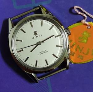 库存全新,金鸡牌男式大型机械表,上海手表厂