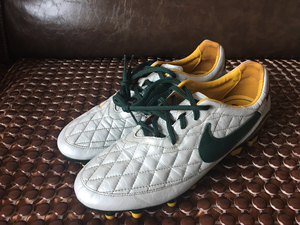jp270#nike耐克tiempo传奇10r小罗2代顶配袋鼠皮fg足球鞋42.5码