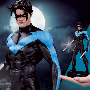 dc正版授权 direct 夜翼全球5000限量款宝丽石雕像 by jim lee