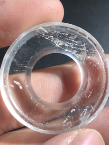 战国齐国水晶环,三才环,齐国水晶,生坑原状态,没有清理,包老