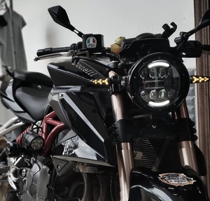 全新 贝纳利502c黄龙300 黄龙600 摩托车圆大灯总成