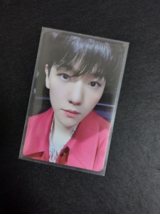 exo边伯贤bolo3专辑bambi小卡包邮红西装无暇可对光