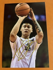 cba球星签名周边 cba赵睿 亲笔签名照 满5送1 现 货