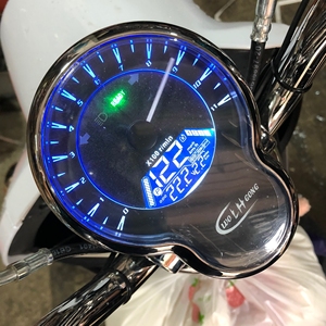 电动车指针液晶仪表小龟王72v-120v宽压彩屏码表速度里程