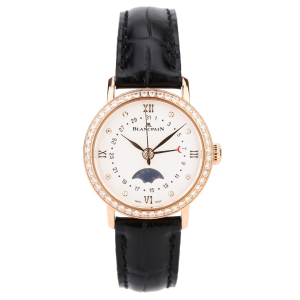 5新]19年宝珀6106-2987-55a经典系列玫瑰金原镶钻自动机械女表