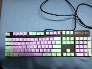 雷柏v500pro机械键盘 有四个轴体可以选择