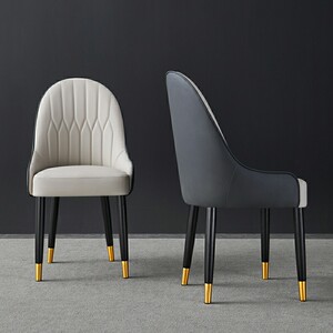 斯可馨家居 北欧实木餐椅家用现代简约轻奢餐桌椅创意餐厅椅子网