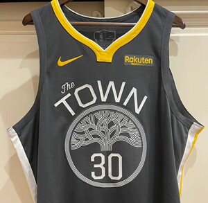 金州勇士队库里30号黑橡树au球员版球衣 总决赛g6版本 宣