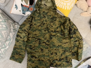 军版usmc美国海军陆战队公发apecs冲锋衣  整体9新左