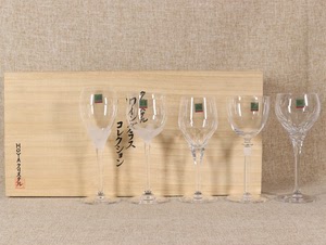 日本hoya 保谷谨制 水晶玻璃杯 五客主人杯 洋酒杯 付证