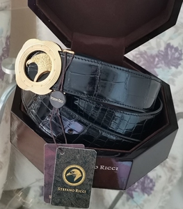 史蒂芬劳尼治黄金款腰带stefano ricci24k包金