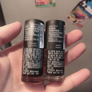 悦诗风吟生机指甲油66号糖梅仙子之舞全新超显白