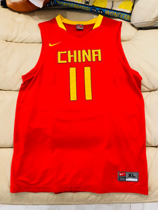 易建联球衣xl 08年北京奥运会中国队,au, 中国男篮11