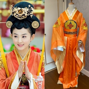 【出】陆贞传奇赵丽颖同款古装 m码九五新 借影人时尚雨墨丹青