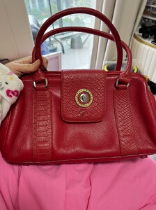 比华利保罗beverly手提包 中古包有标 满印 真皮 目测