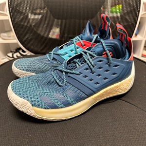 44.5码 二手无盒 哈登2 蓝色 正品 实战篮球鞋_找货