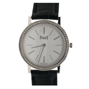 8新]伯爵手动机械女表18k白金原镶钻g0a29167