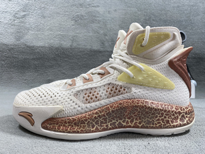 41码 安踏 kt5 高帮/白色/玫瑰金 实战篮球鞋