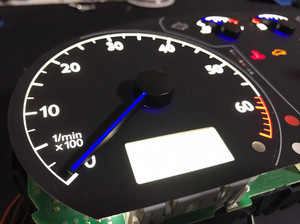 大众蓝针仪表盘