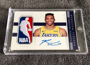 威少logoman自制球星卡 diy 威斯布鲁克湖人三巨头