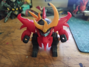 魔神英雄传  韩版新星战神丸,贴纸应该还在盒子里,小人盒子都