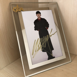 上新,张杰 亲笔签名照,天猫双十一狂欢夜签,带证书