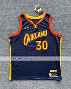 nba nike 库里奥克兰球衣 库里城市版球衣 金州勇士队