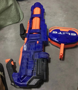 nerf热火精英系列加特林终极泰坦发射器电动软弹枪儿童玩具孩
