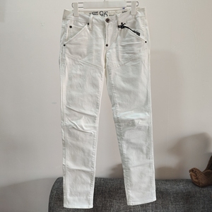 gstar女式白色牛仔长裤 30周年纪念版