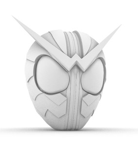 假面骑士头盔3d打印图纸假面骑士  假面超人 www头盔3d