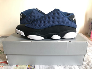 aj13 low海军蓝 310810-407 全新原盒 配件