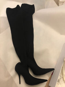 巴黎世家 过膝袜靴