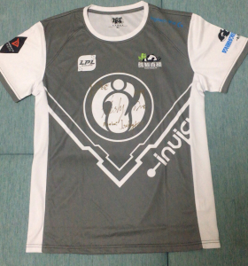 英雄联盟ig战队19年春决签名队服一件,theshy jac