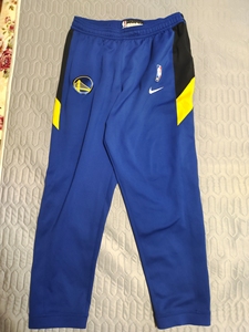 nba 勇士 耐克 gi 扣裤 长裤 热身 出场服