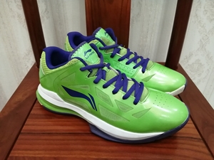 (粉丝特惠)李宁篮球鞋音速2 低帮low 43码  绿魔配色