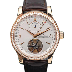 5新积家大师玫瑰金镶钻自动机械男表陀飞轮q1652401路思名品