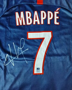 姆巴佩签名球衣