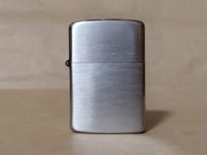 zippo★二手1947年三铰链长镍银机